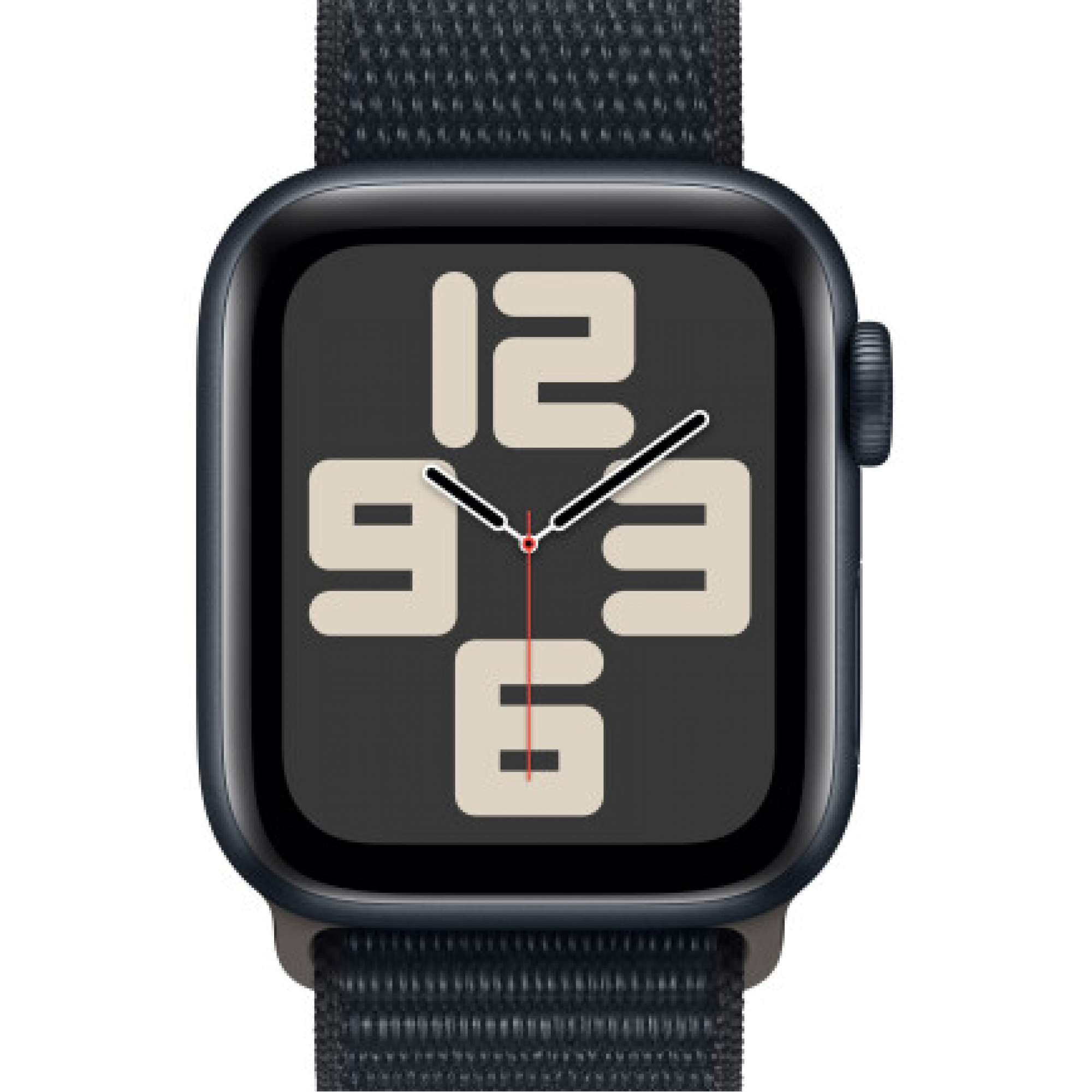Apple Watch SE 2 40mm Midnight Aluminum Case with Midnight Sport Loop (MRE03) 2023